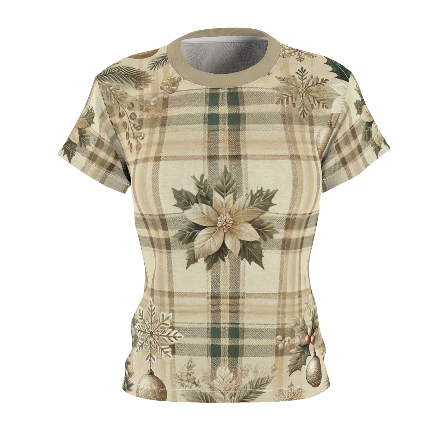 Golden Bow Women's Cut & Sew Tee (AOP)