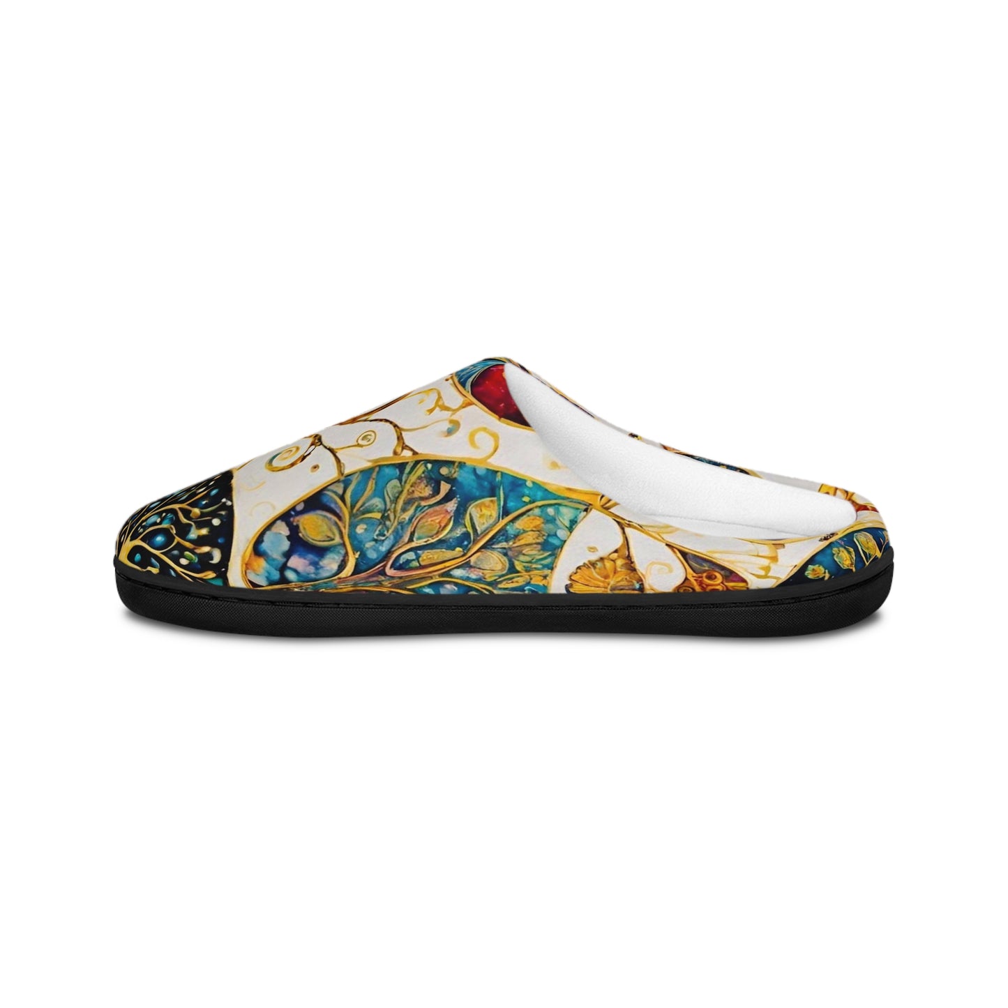 Golden Bloom Women's Indoor Slippers