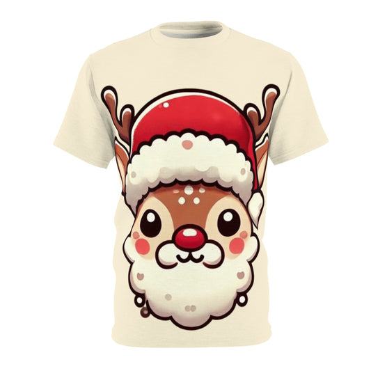 Hello Santa Unisex Cut & Sew Tee (AOP)