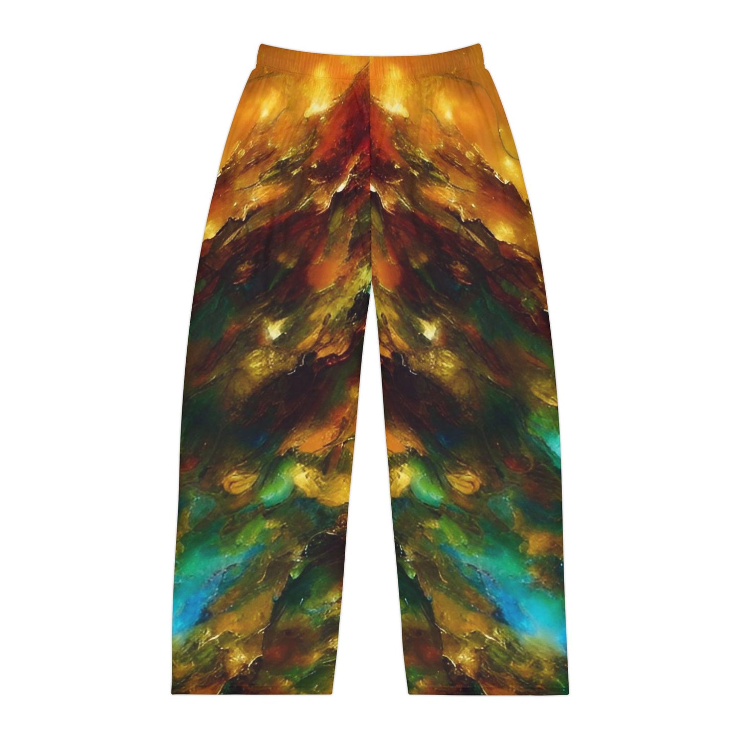 Marbled Men's Pajama Pants (AOP)