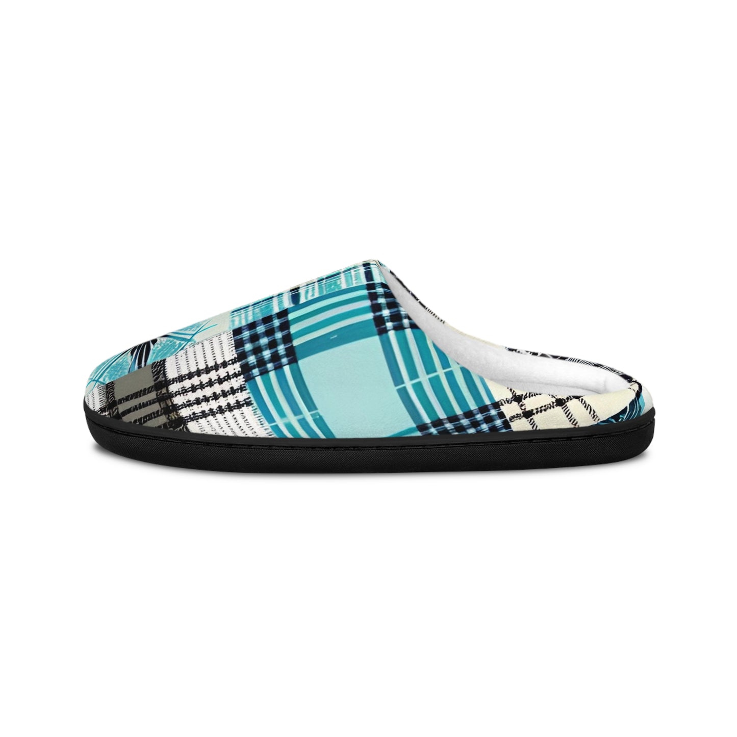 Arctic Blast Plaid Men's Indoor Slippers