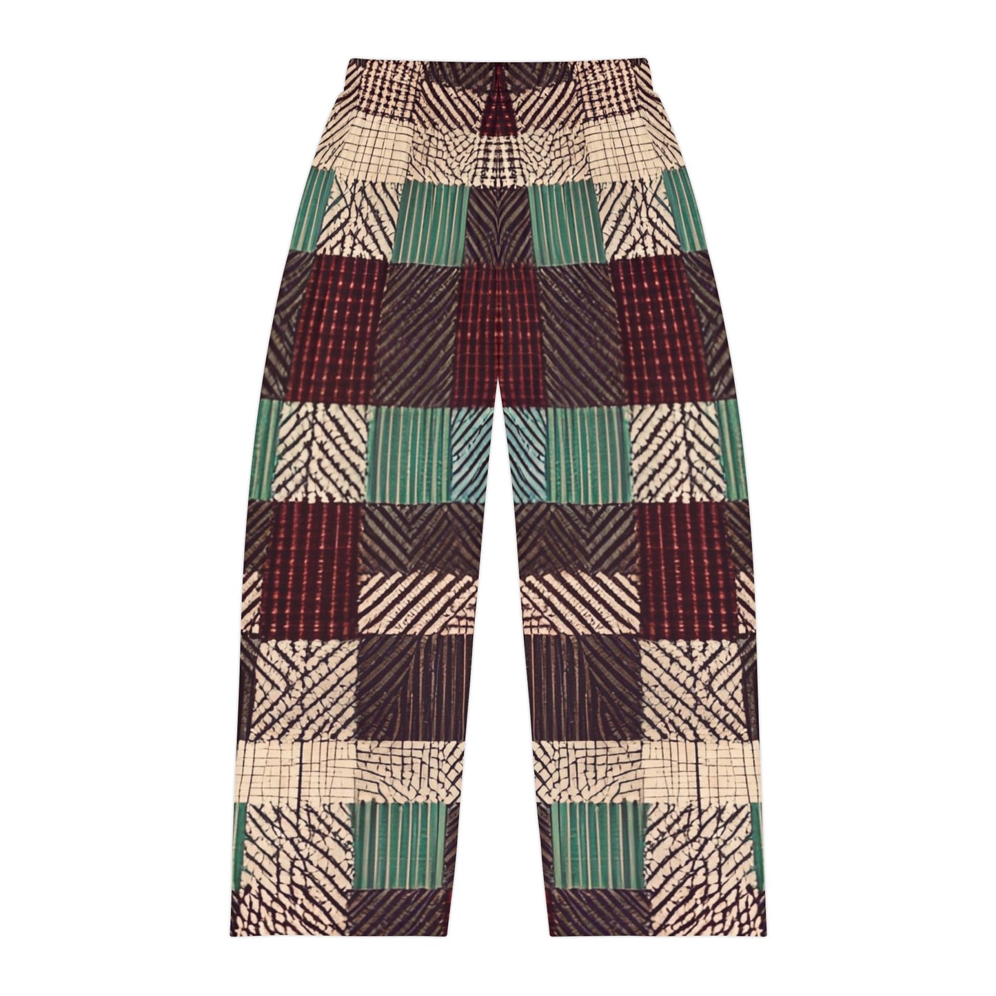 Cabin Retreat Plaid Men's Pajama Pants (AOP)