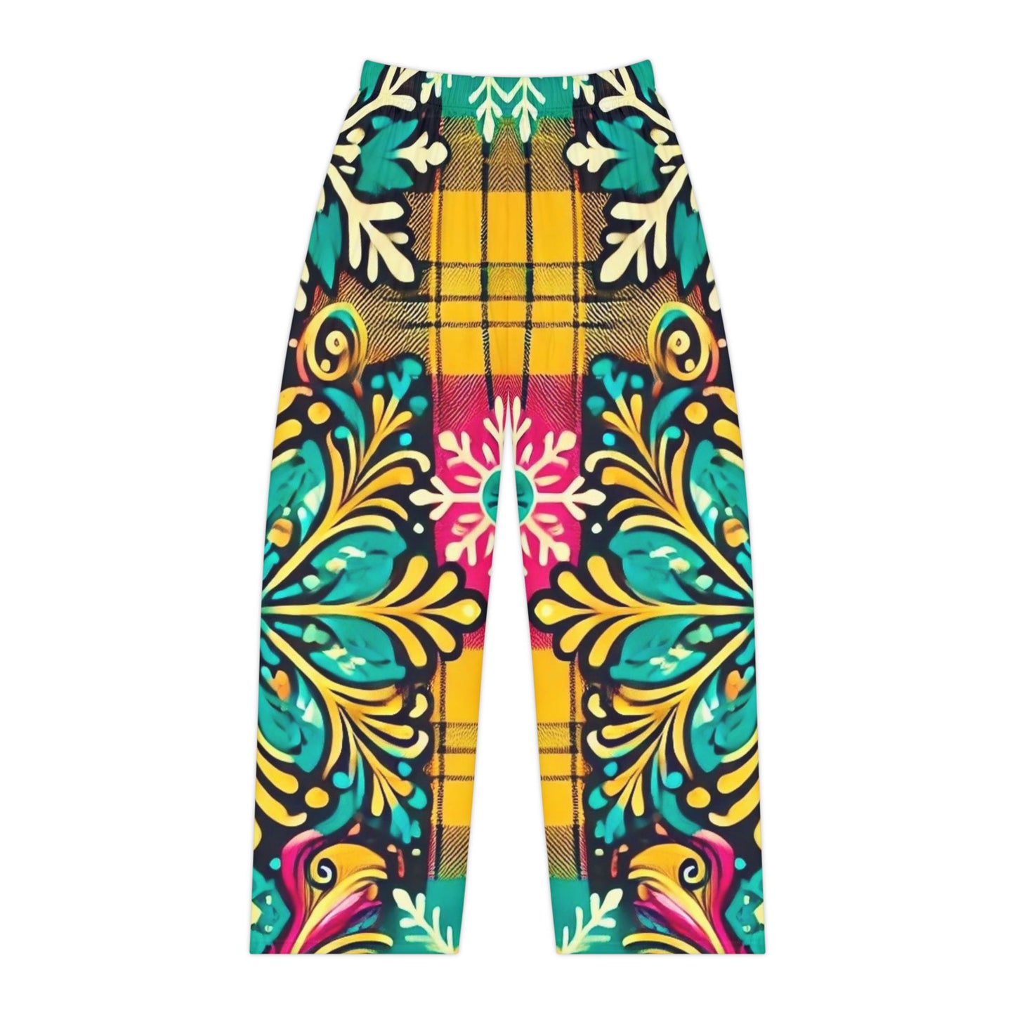 Multicolor Frost Women's Pajama Pants (AOP)