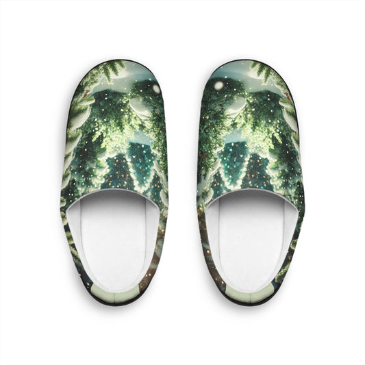 Frosted Forest Men's Indoors Slippers