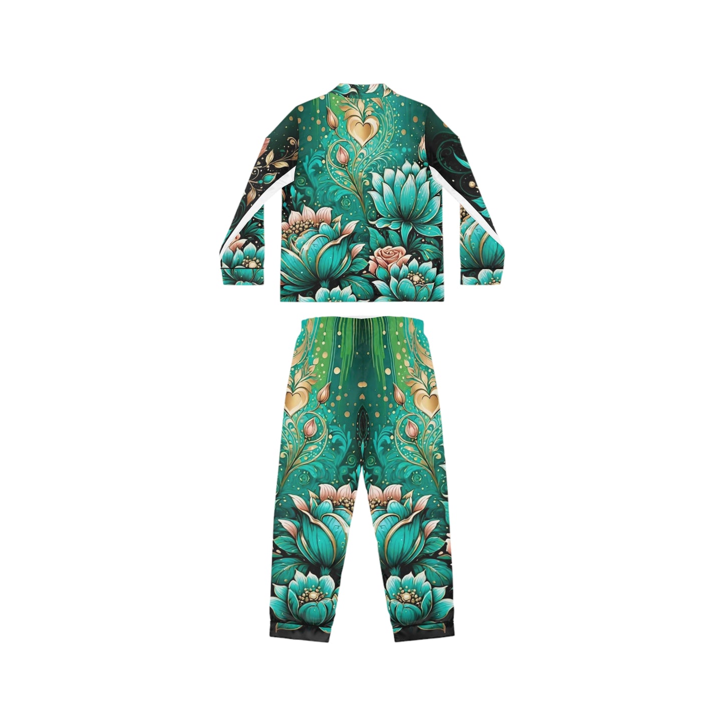 Universal Garden Women's Satin Pajamas (AOP)