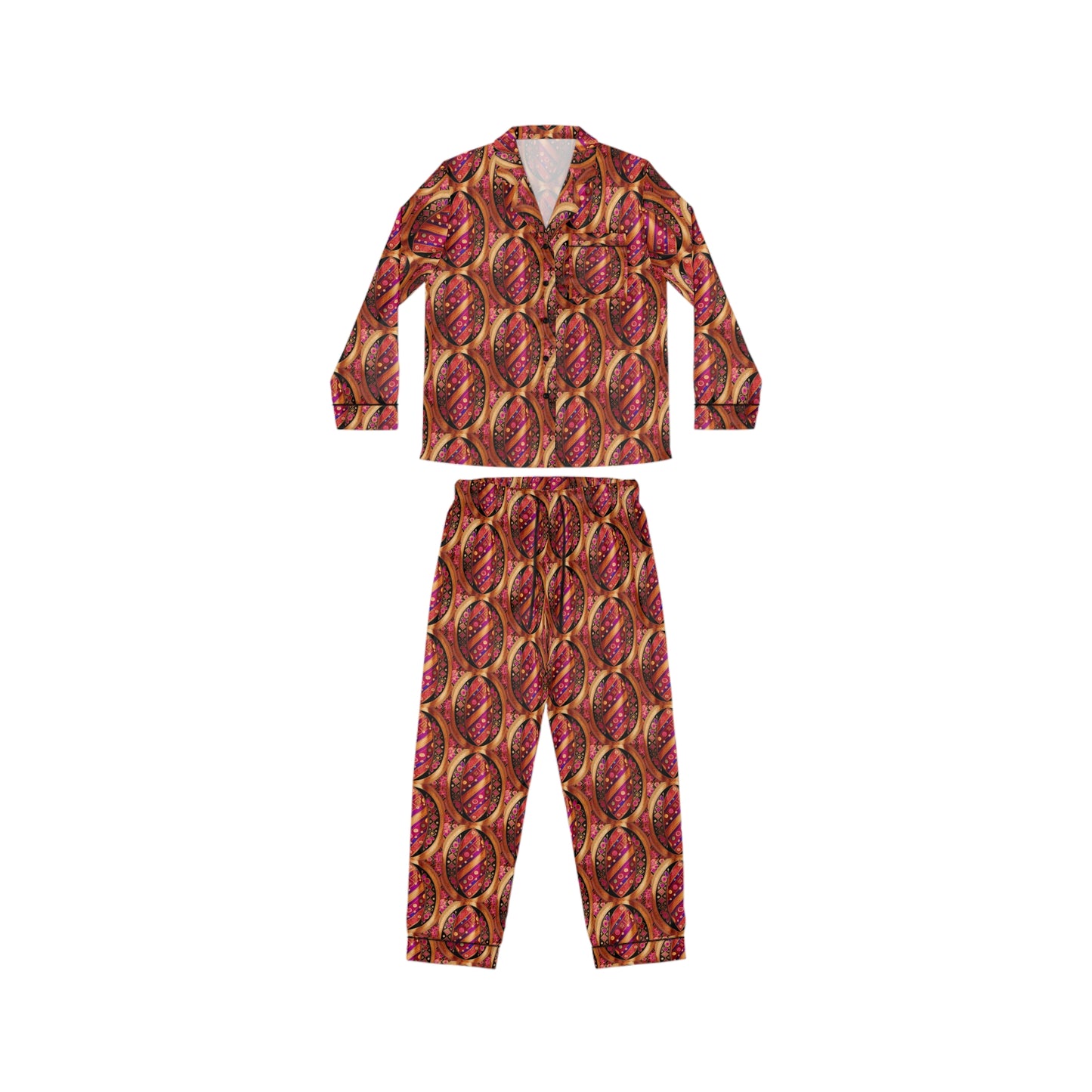 Status Women's Satin Pajamas (AOP)