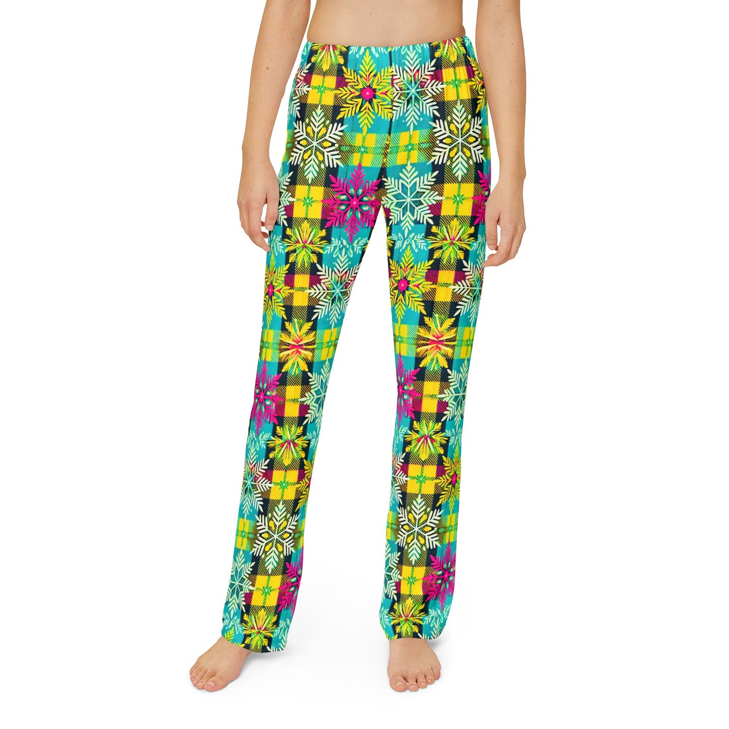 Sno-Flakes Kids Pajama Pants (AOP)