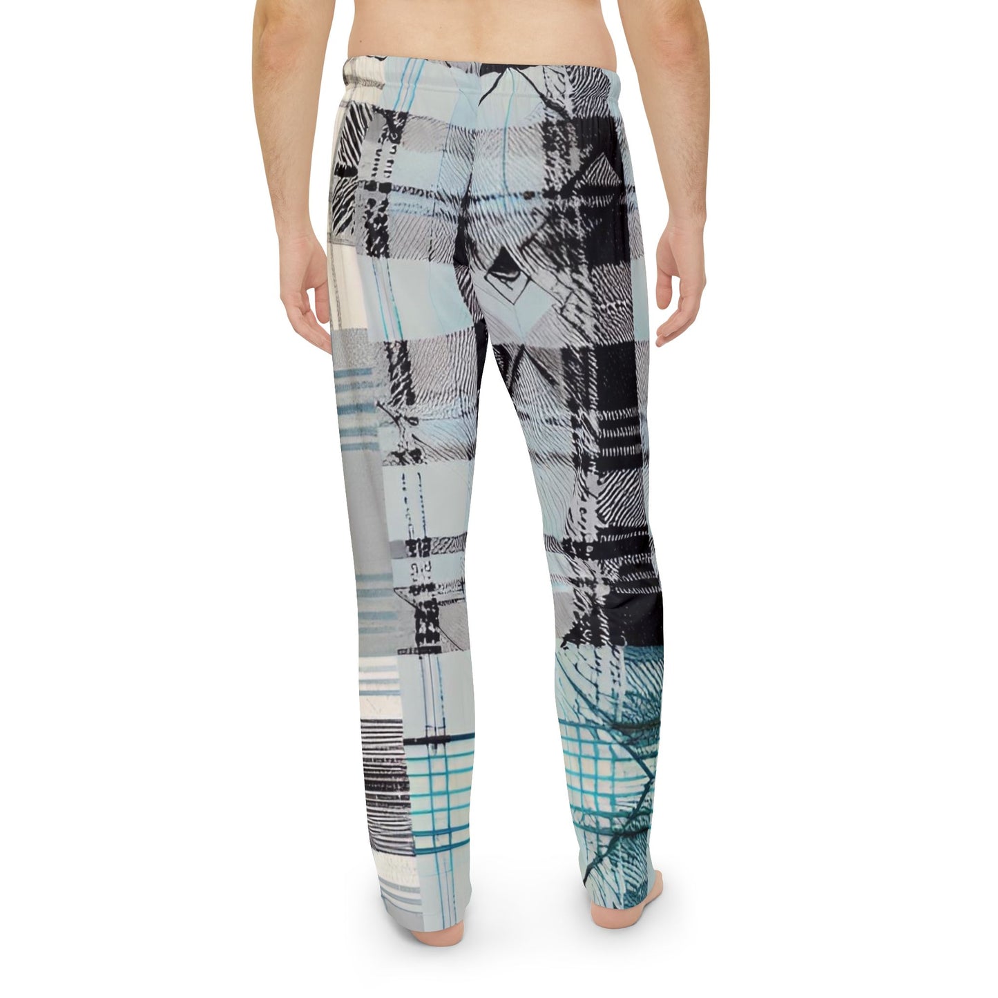 2 in 1 Plaid Men's Pajama Pants (AOP)