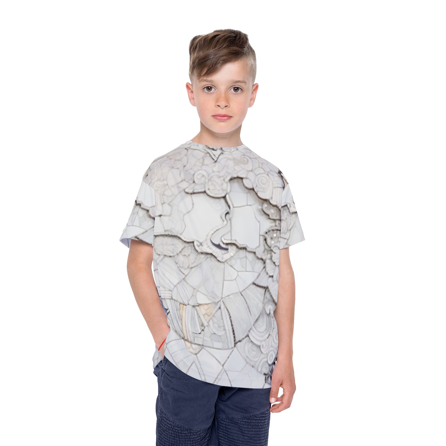 Shattered Kids Sports Jersey (AOP)