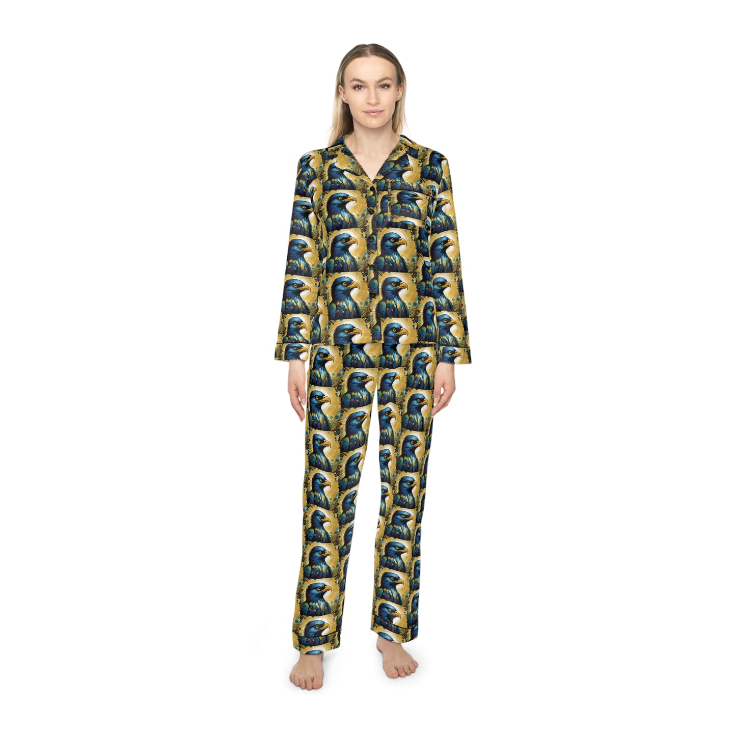 Confidence Women's Satin Pajamas (AOP)