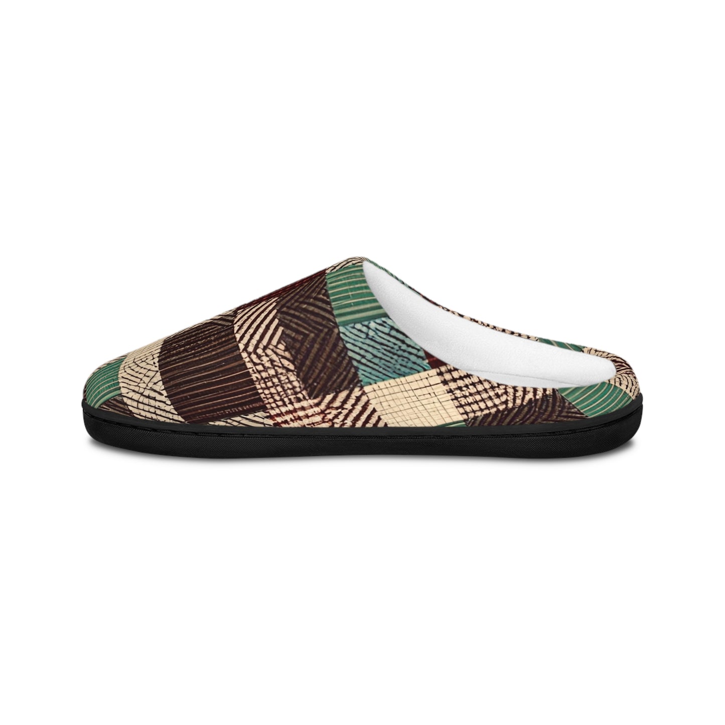 Cabin Retreat Plaid Men's Indoor Slippers