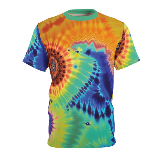 Rainbow Swirl Men's Cut & Sew Tee (AOP)