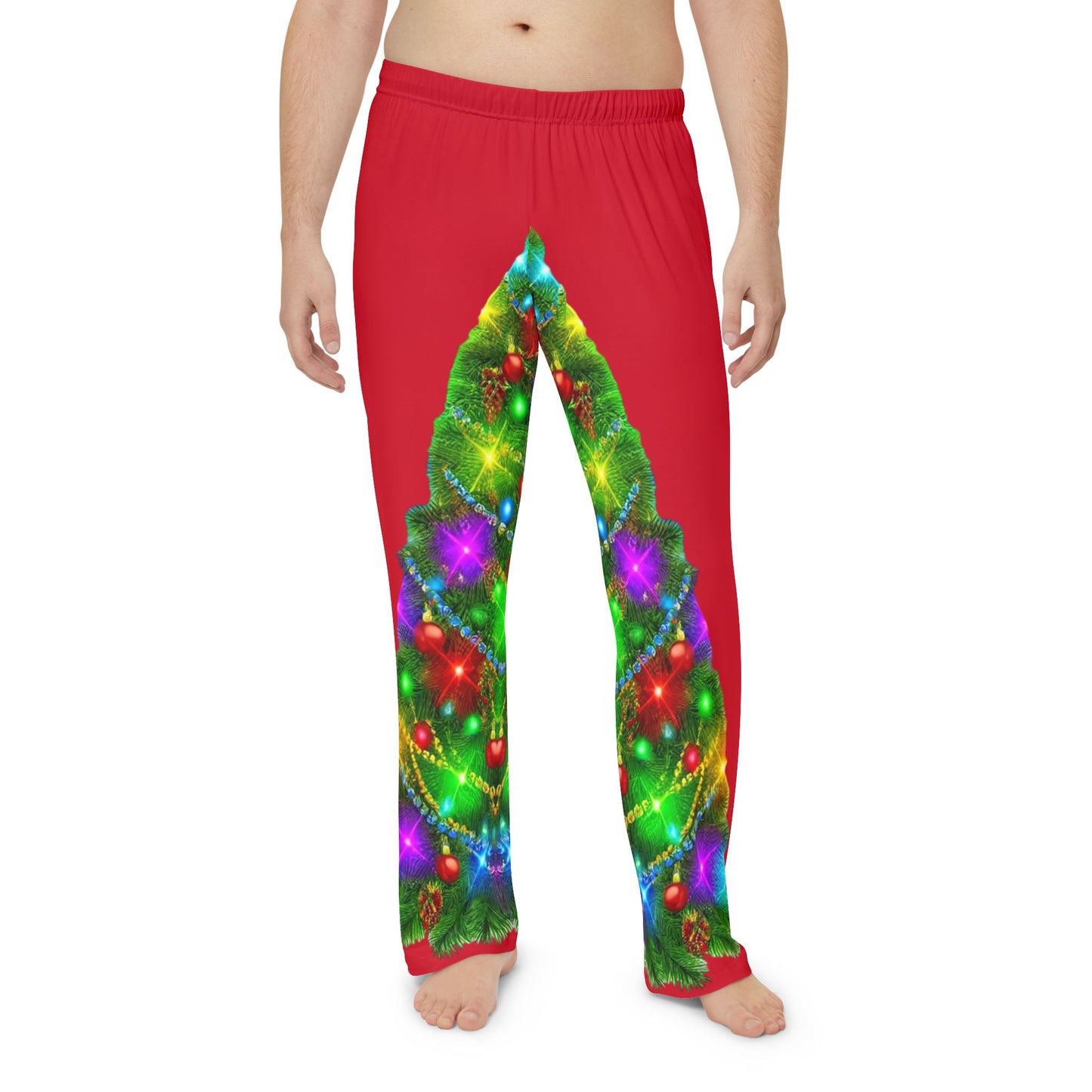 Christmas Tree Men's Pajama Pants (AOP)