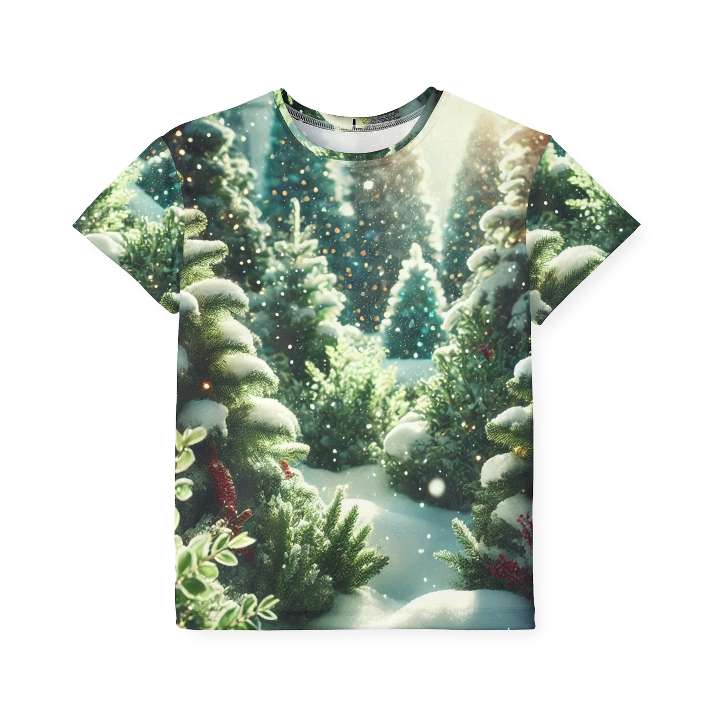 Frosted Forest Kids Sports Jersey (AOP)