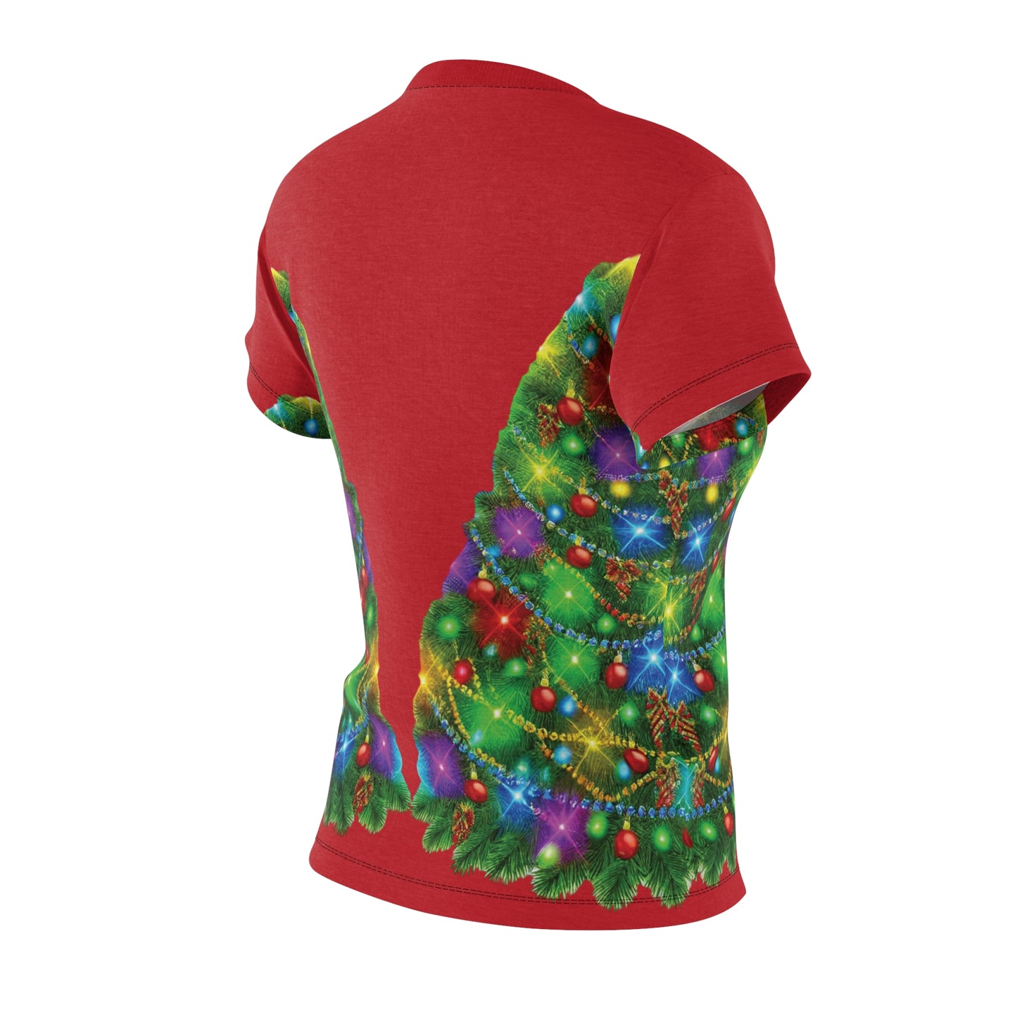 Christmas Tree Women's Cut & Sew Tee (AOP)