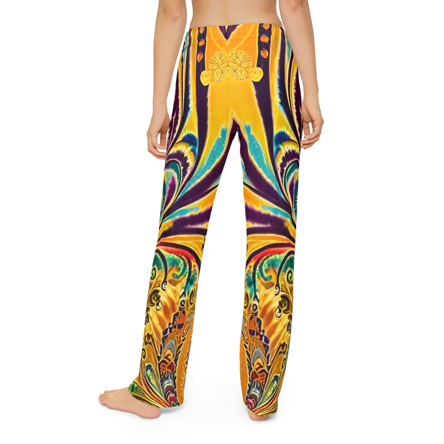 Radiant Swirl Kids Pajama Pants (AOP)