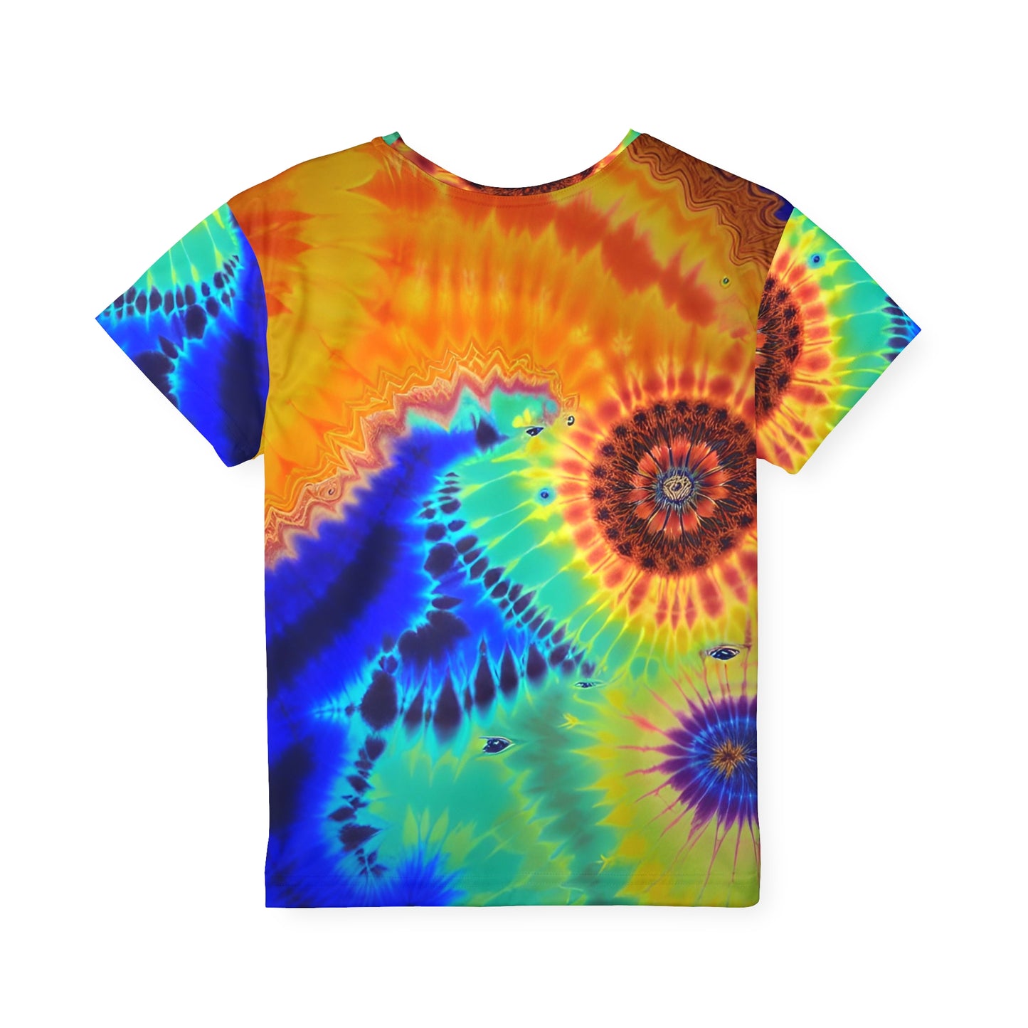 Rainbow Swirl Kids Sports Jersey (AOP)