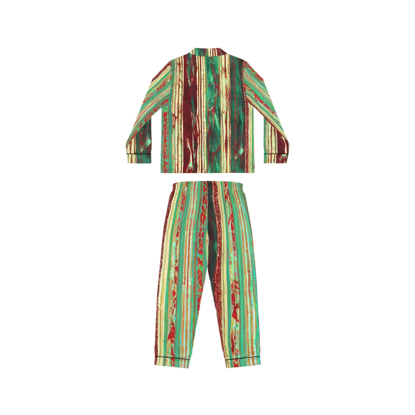 Raw Radiance Women's Satin Pajamas (AOP)