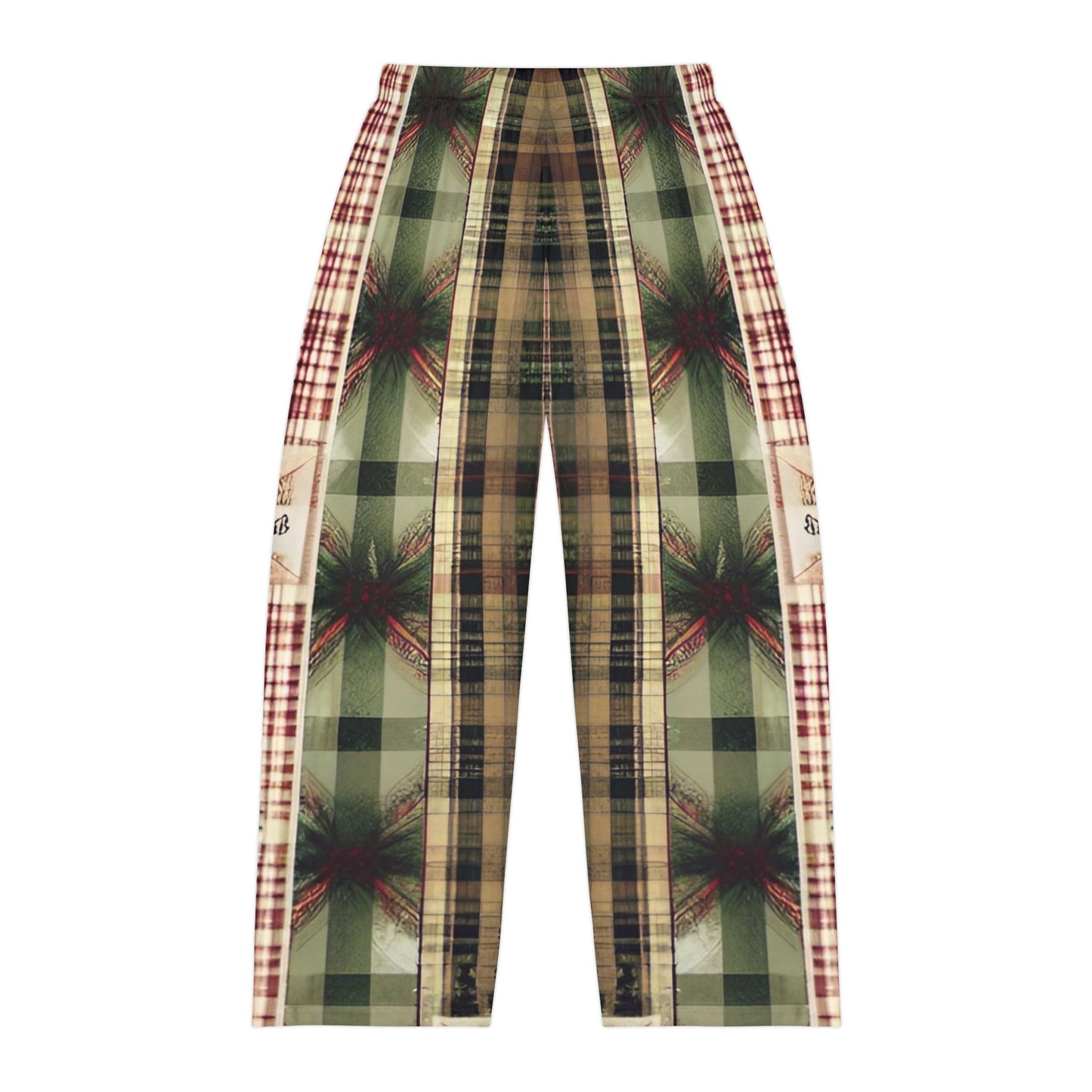 Winter Pine Plaid Men's Pajama Pants (AOP)