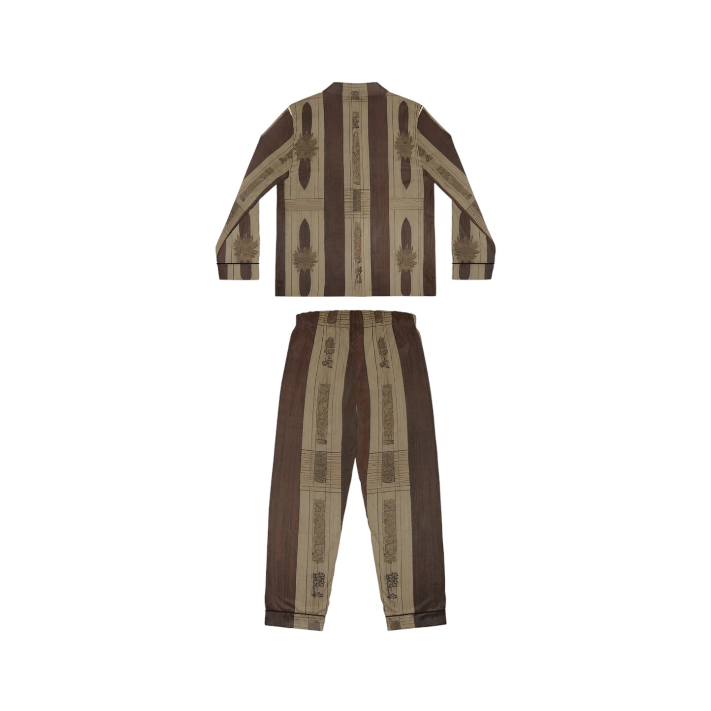 Walnut Women's Satin Pajamas (AOP)