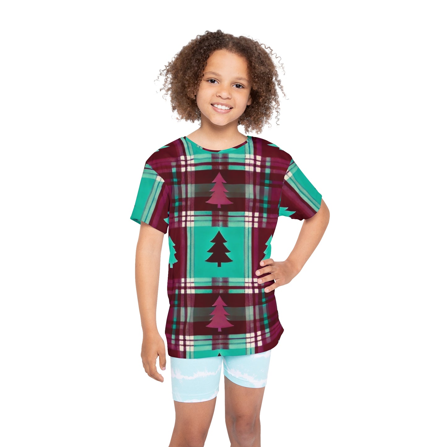 Holiday Pines Kids Sports Jersey (AOP)