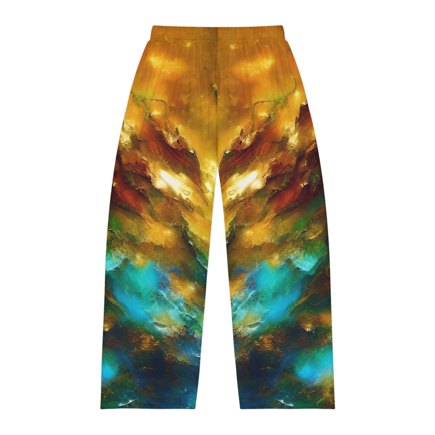 Marbled Men's Pajama Pants (AOP)