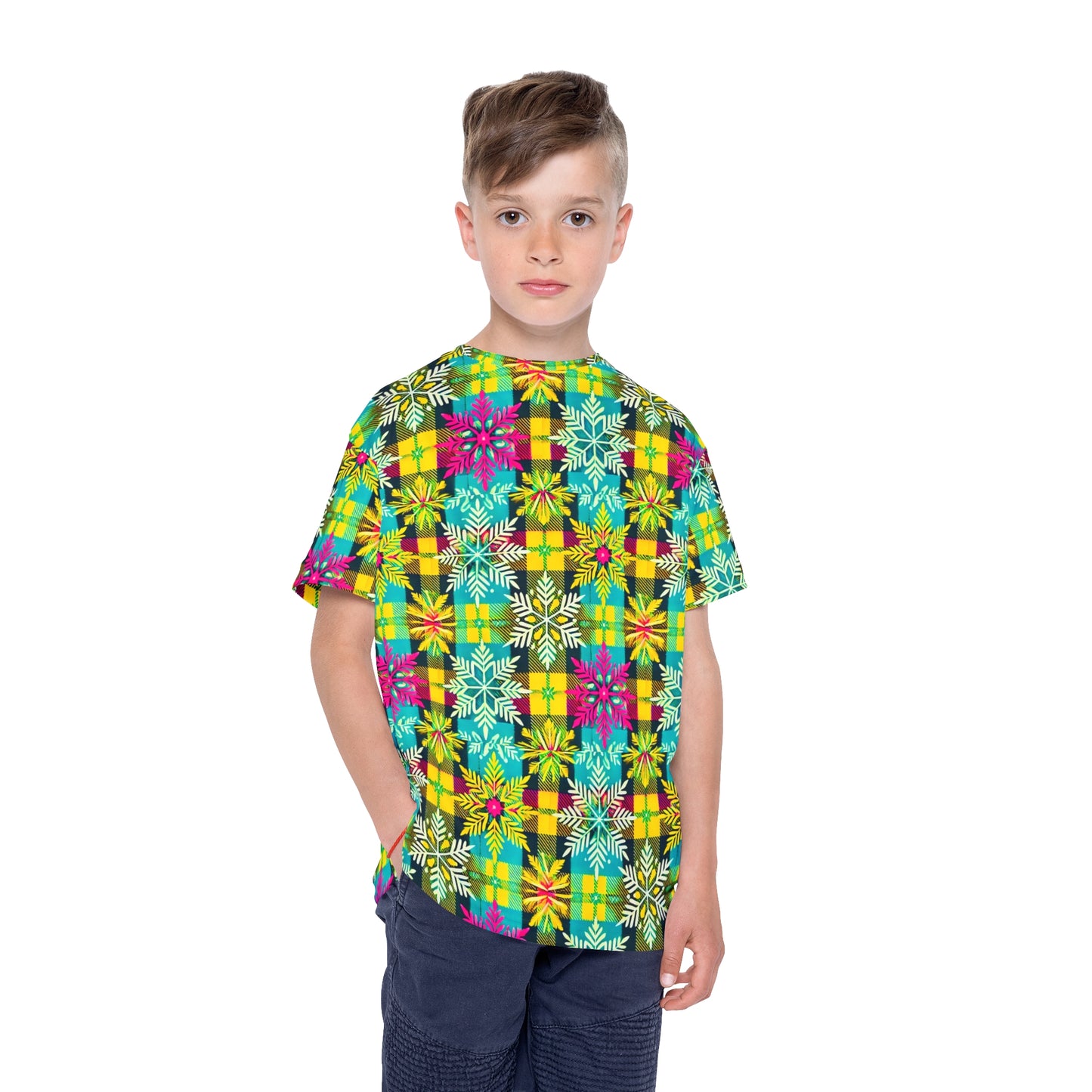 Sno-Flakes Kids Sports Jersey (AOP)