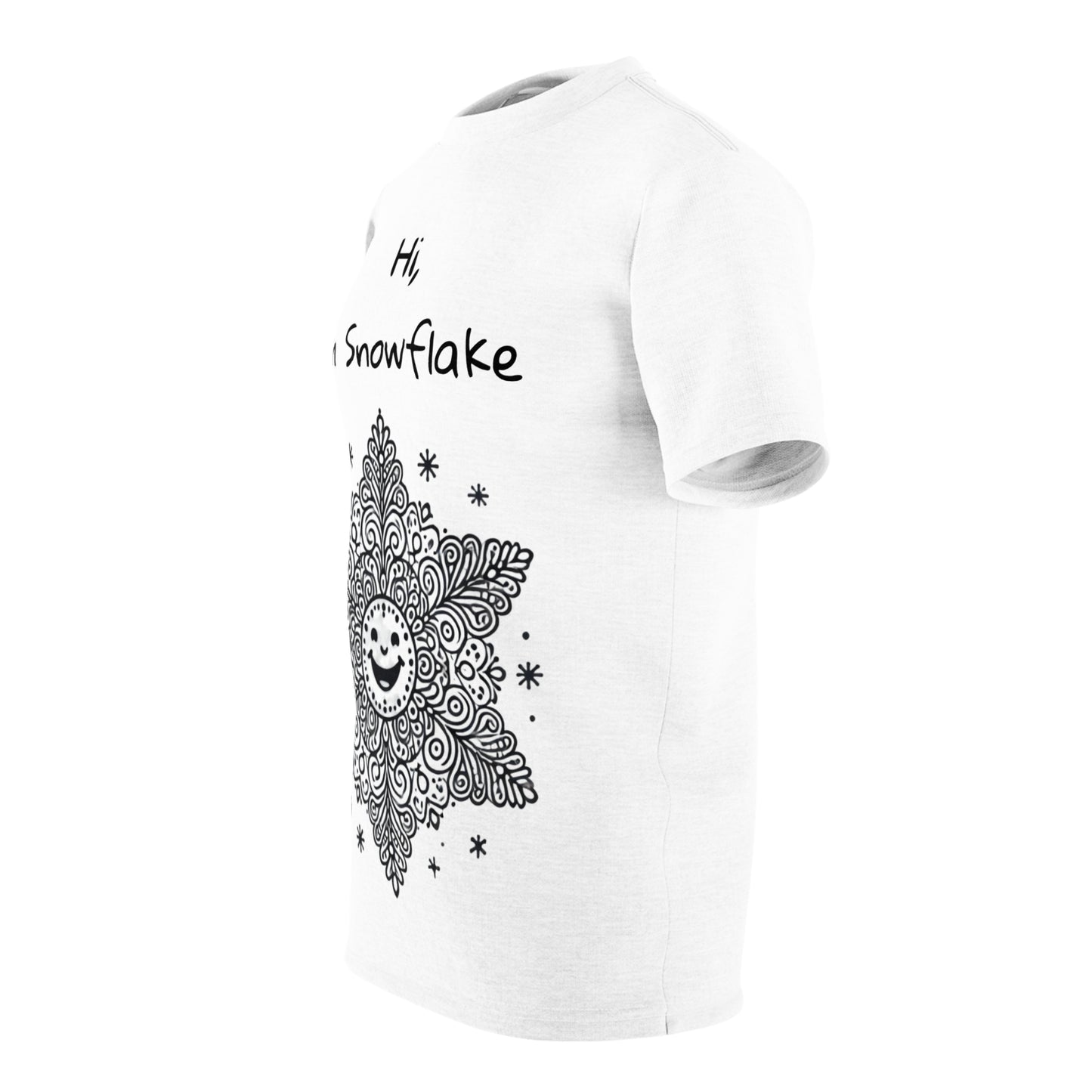 Snowflake Men's Cut & Sew Tee (AOP)