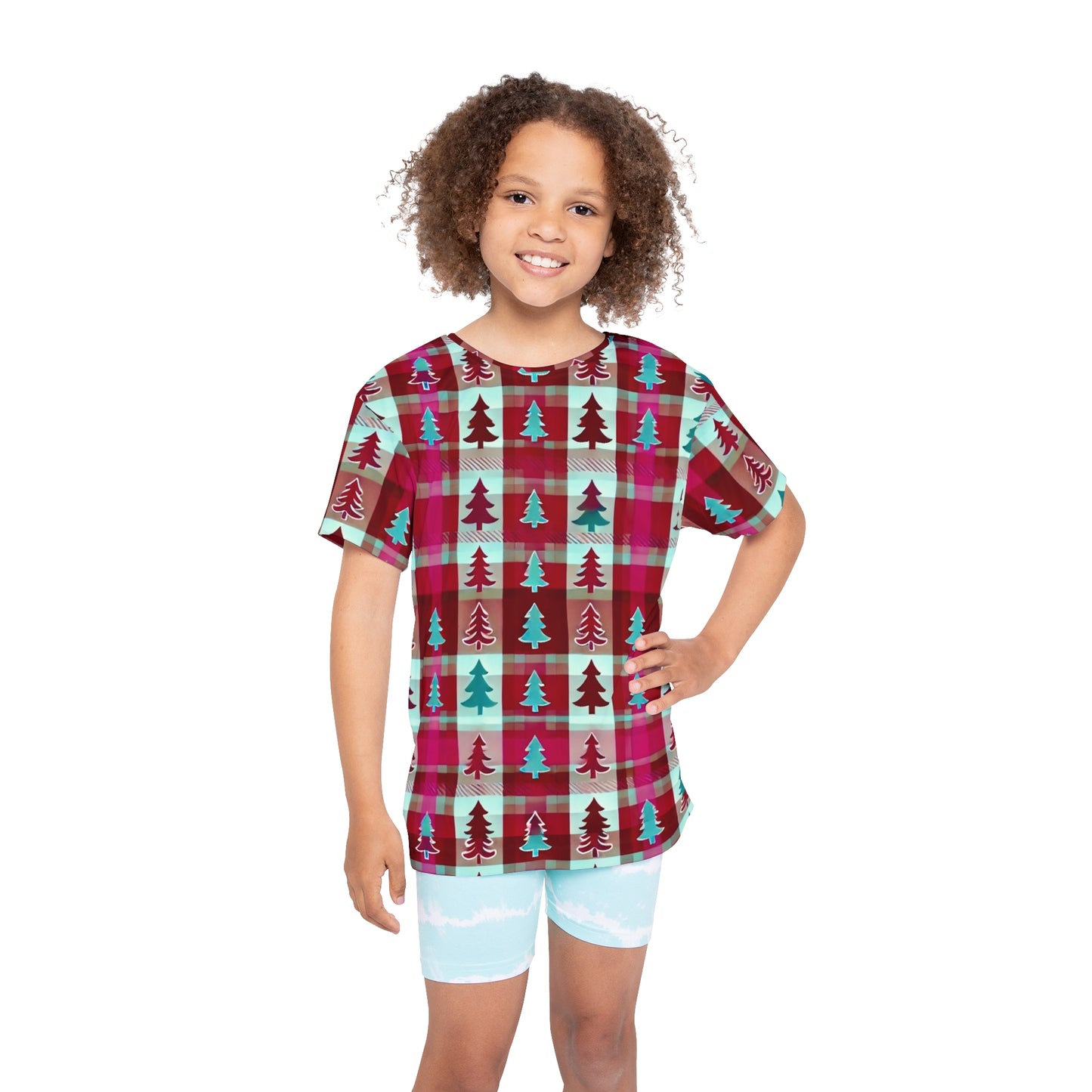 Holiday Pines Kids Sports Jersey (AOP)