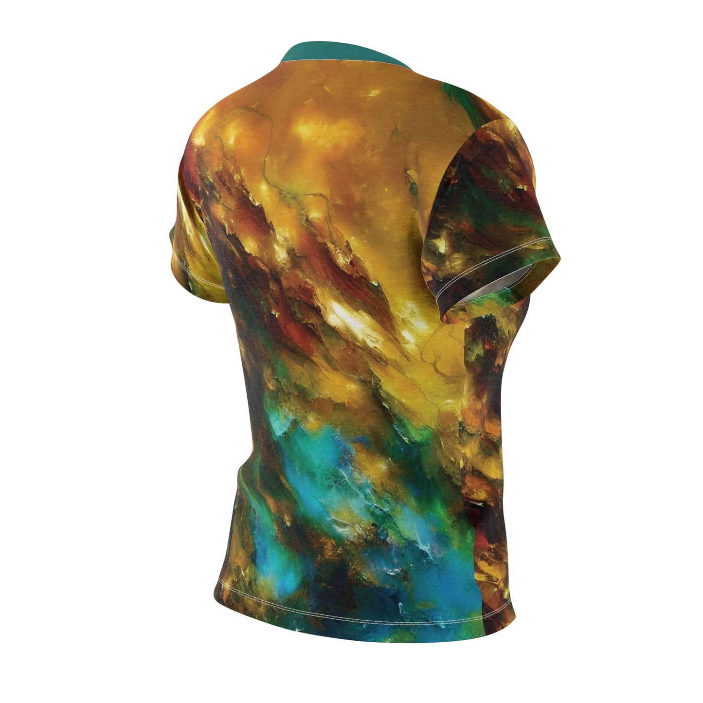 Marbled Women's Cut & Sew Tee (AOP)