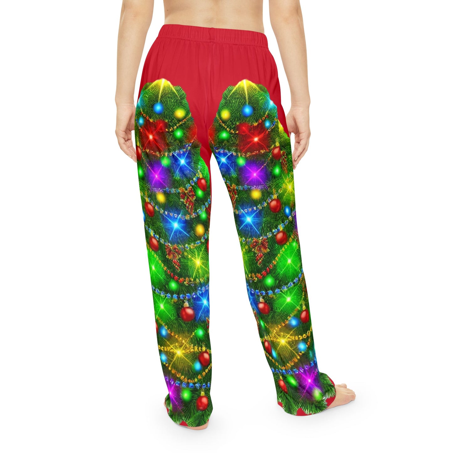 Christmas Tree Women's Pajama Pants (AOP)