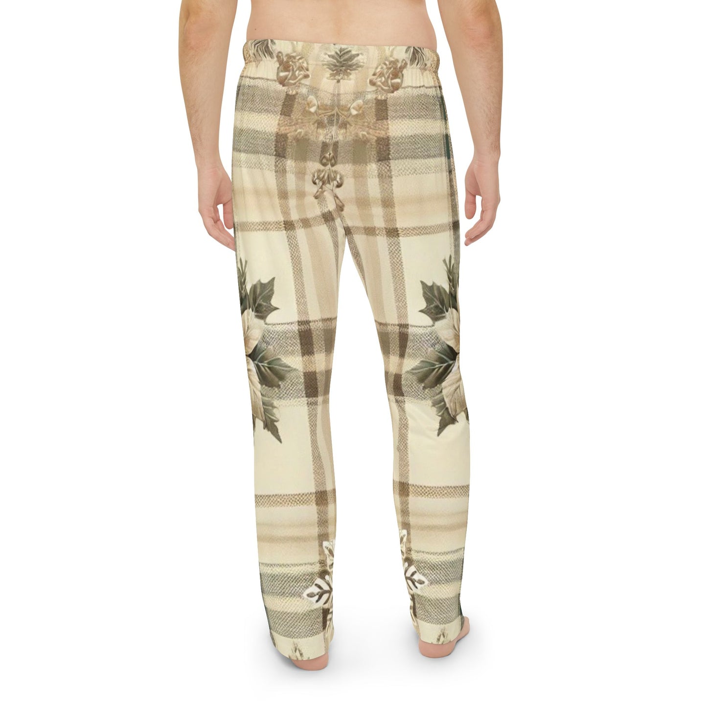 Golden Bow Men's Pajama Pants (AOP)