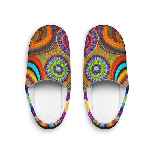 Prismatic Bloom Women's Indoor Slippers