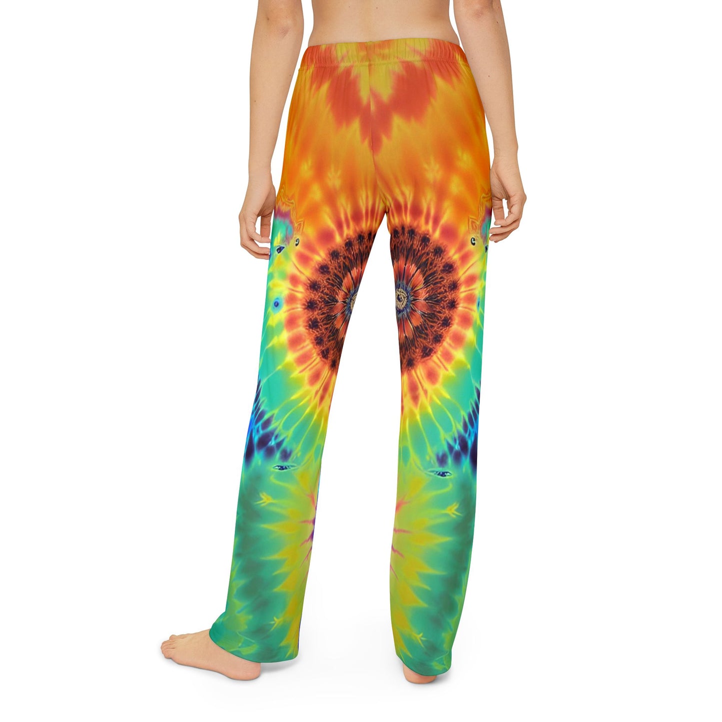 Rainbow Swirl Kids Pajama Pants (AOP)