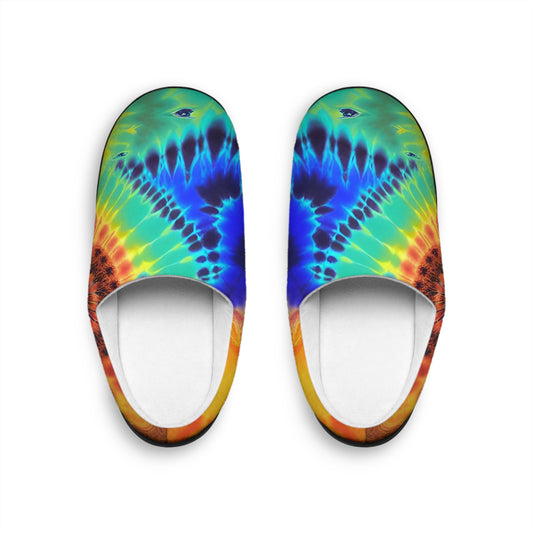 Rainbow Swirl Men's Indoor Slippers