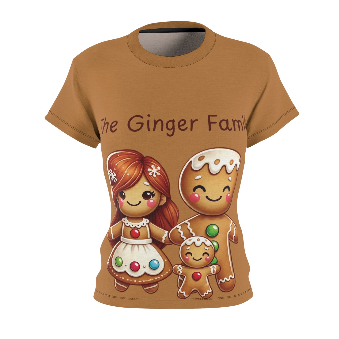 The Ginger Family Women's Cut & Sew Tee (AOP)