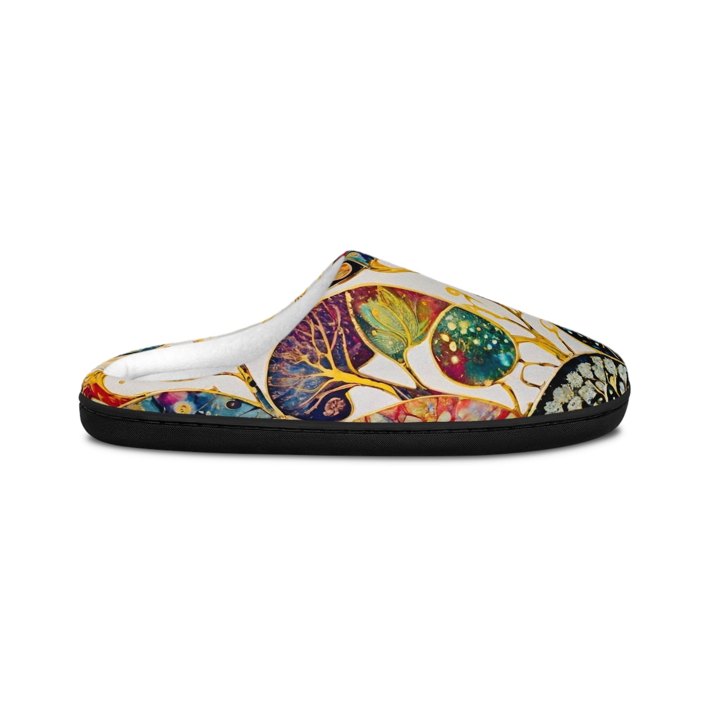 Golden Bloom Men's Indoor Slippers