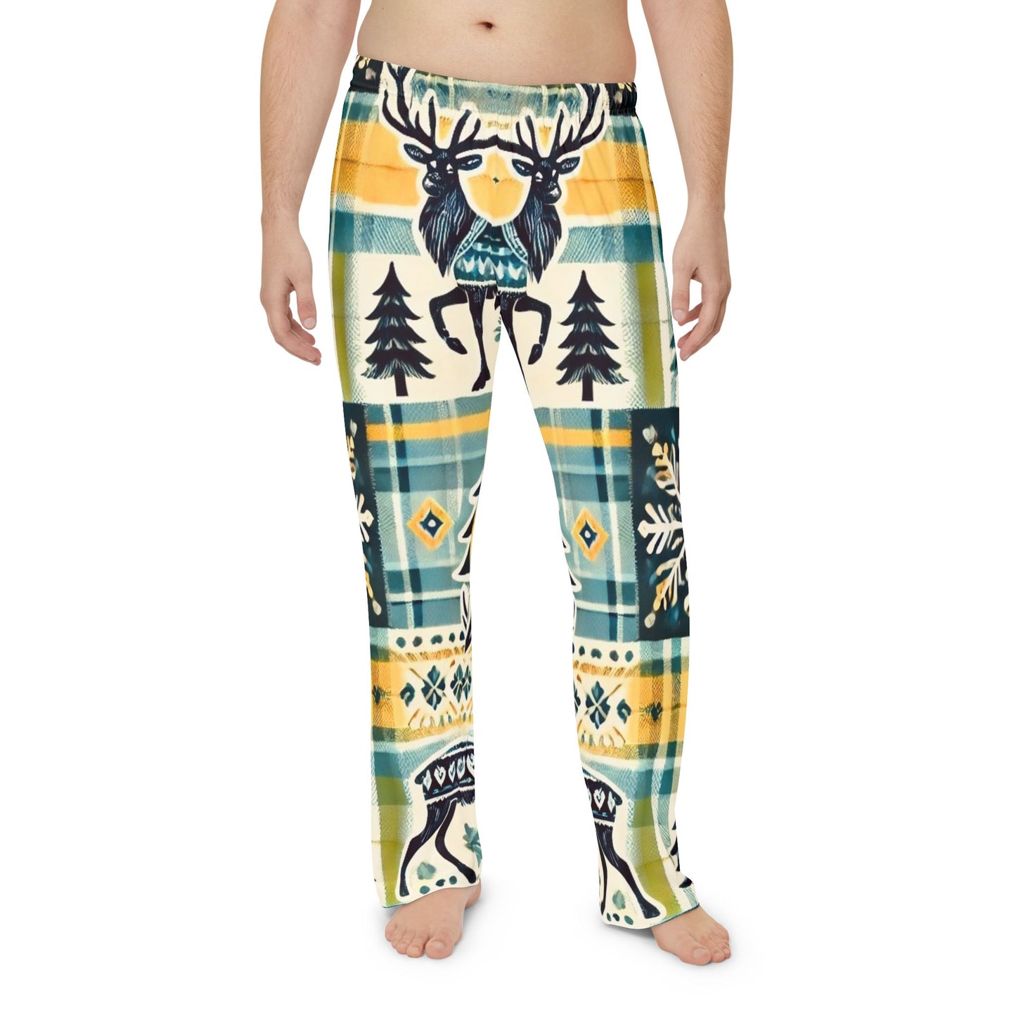 Wild Deer Men's Pajama Pants (AOP)