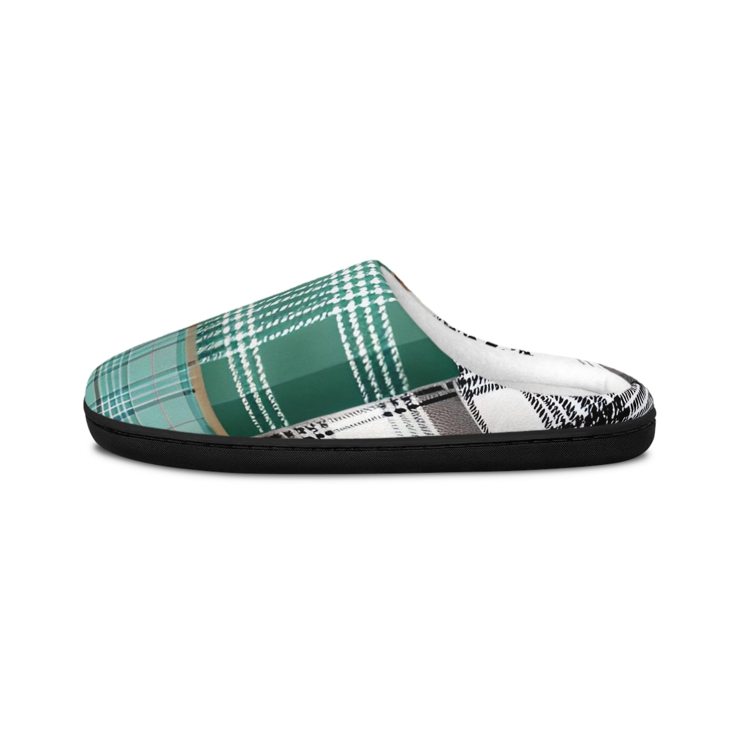 Plaid Patchwork Men's Indoor Slippers