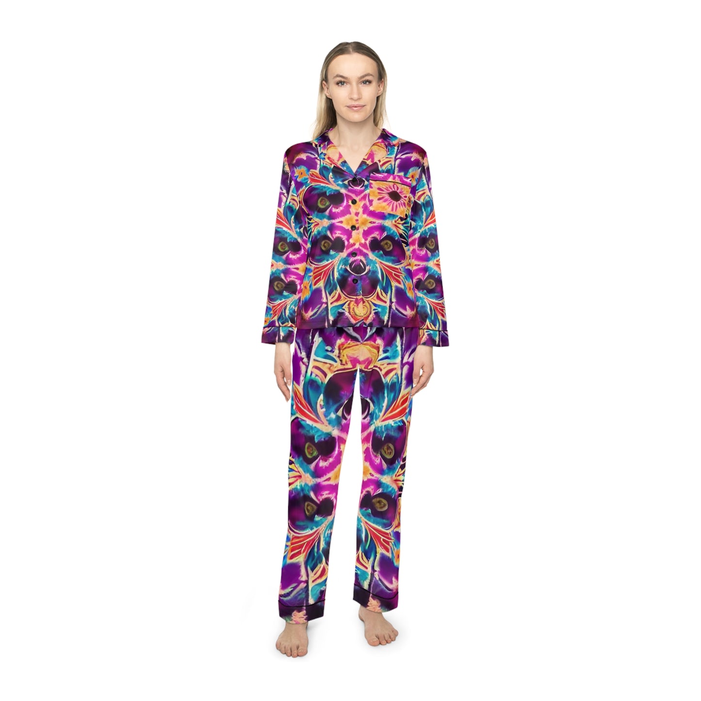 Prism Women's Satin Pajamas (AOP)