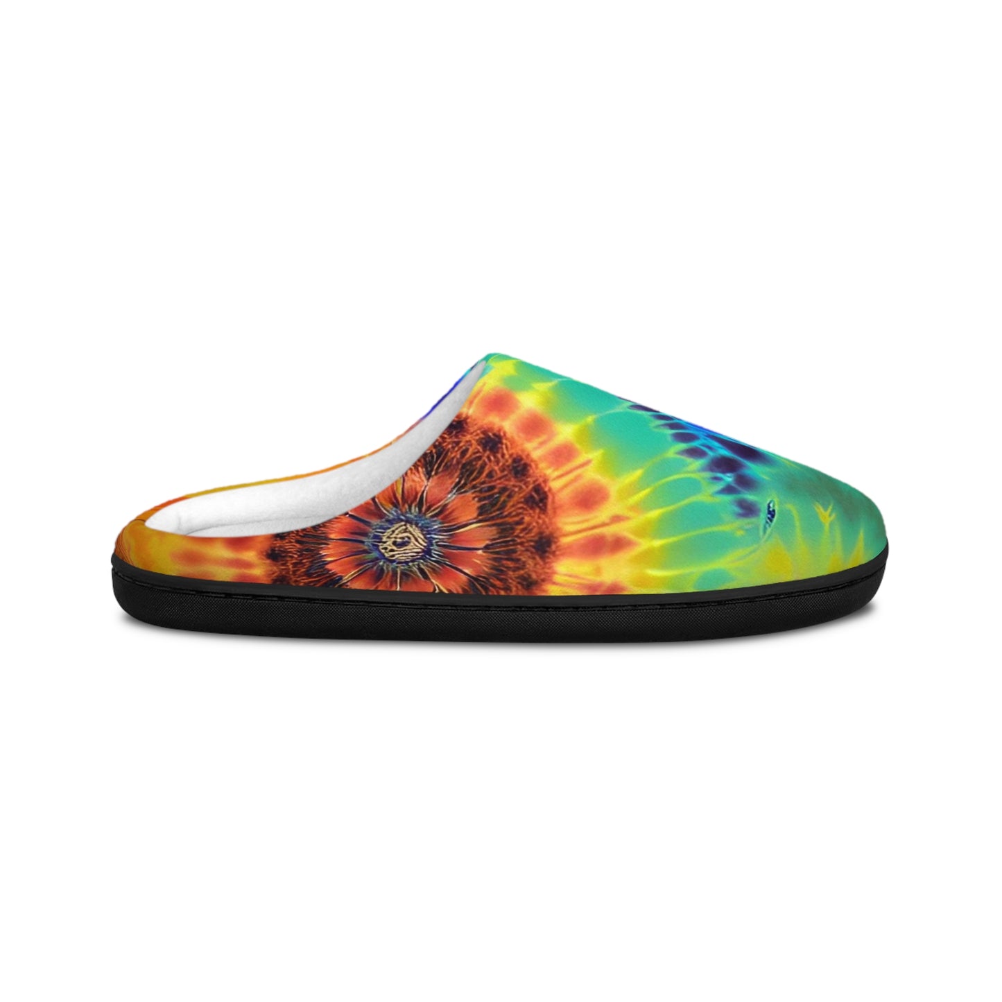 Rainbow Swirl Women's Indoor Slippers