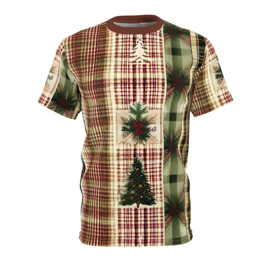 Christmas in Plaid Men's Cut & Sew Tee (AOP)