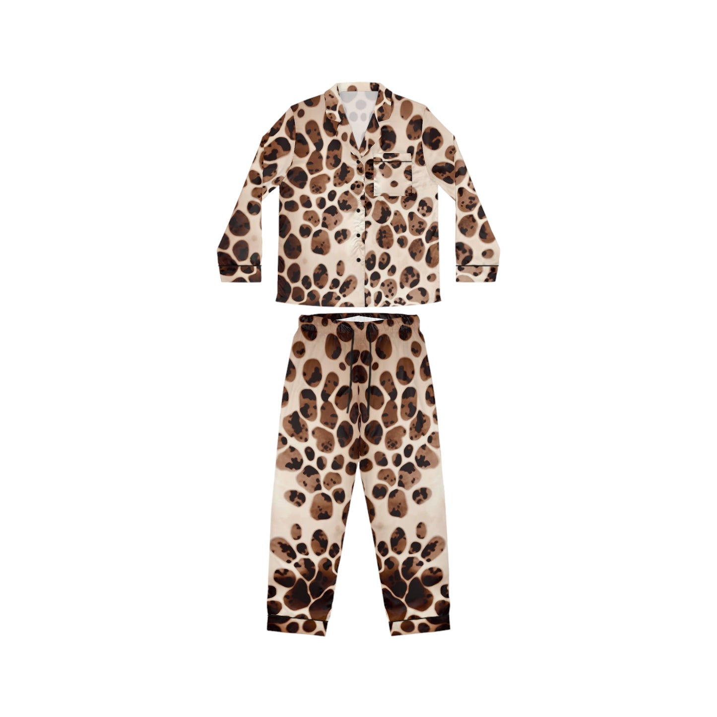 Cheetah Specs Women's Satin Pajamas (AOP)