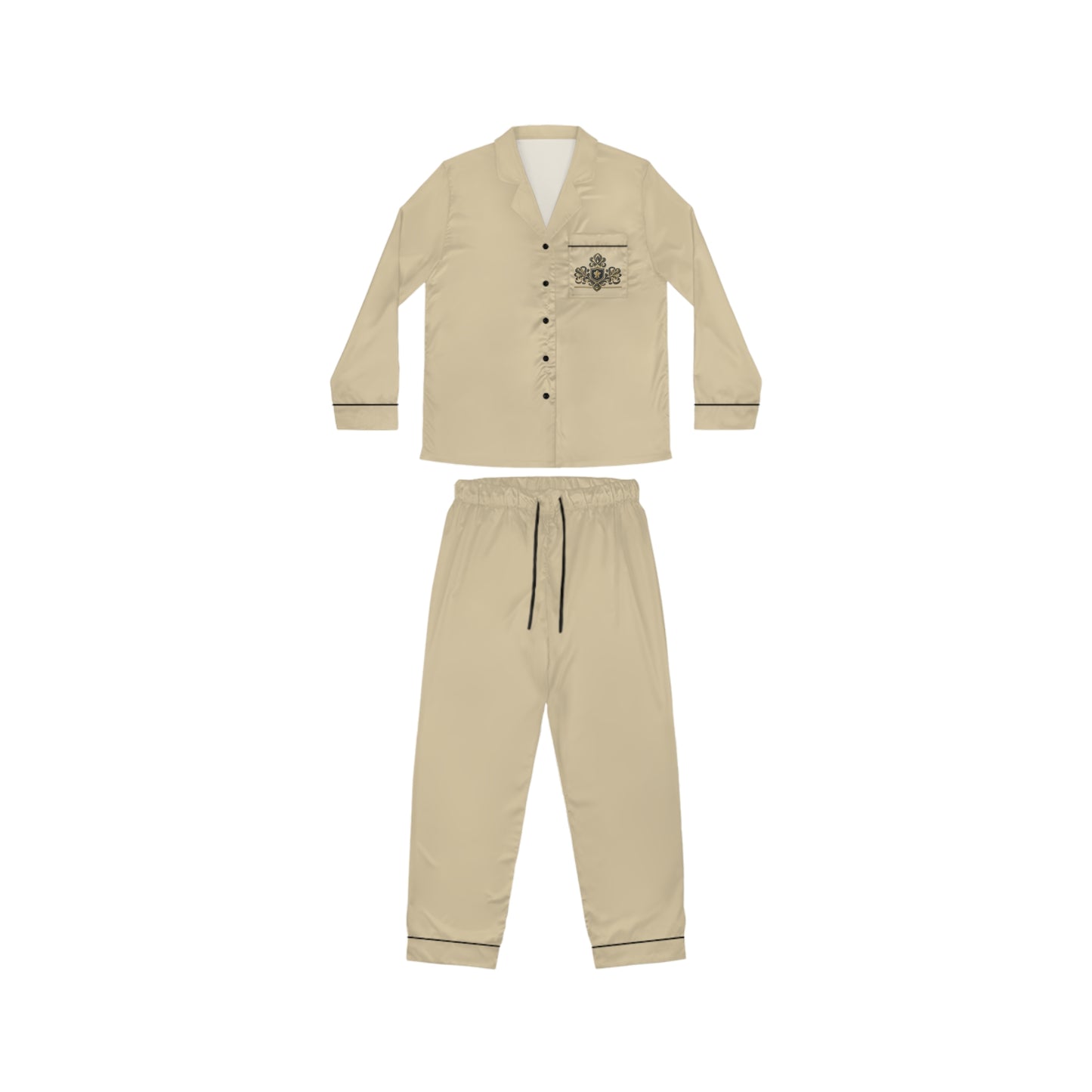 Crown & Comfort Women's Satin Pajamas (AOP)