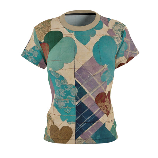 Copy of Heart Burst Women's Cut & Sew Tee (AOP)