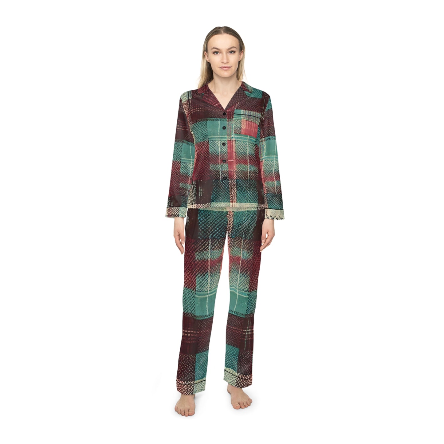 Southern Belle Women's Satin Pajamas (AOP)