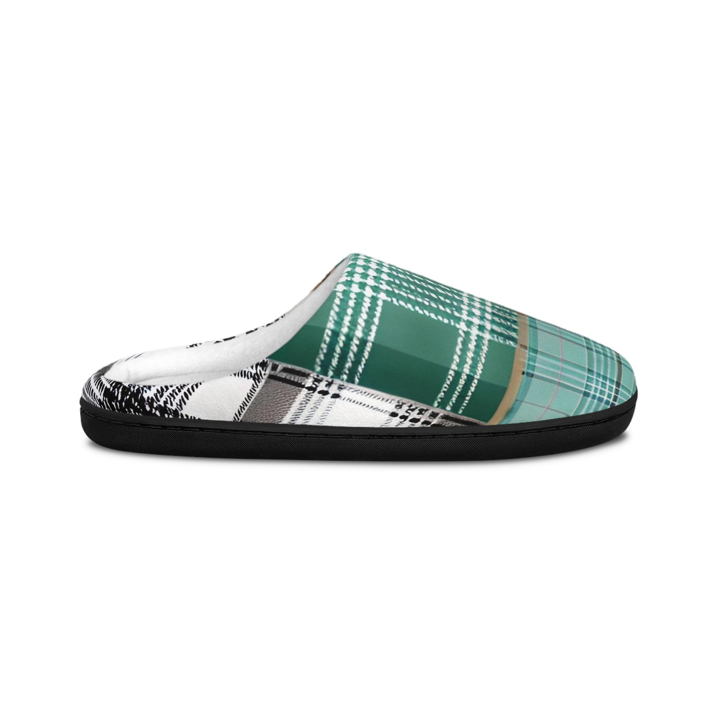 Plaid Patchwork Men's Indoor Slippers