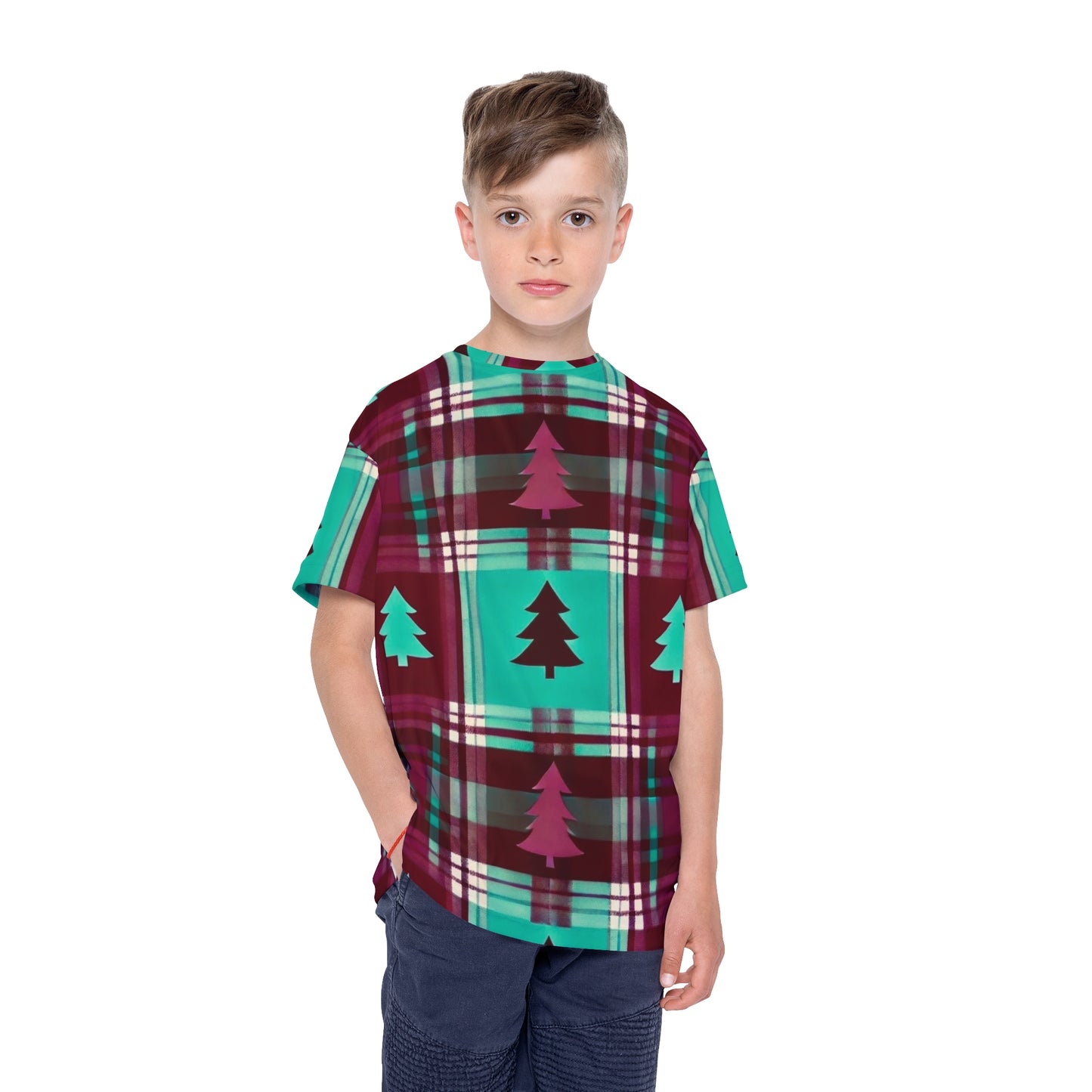 Holiday Pines Kids Sports Jersey (AOP)