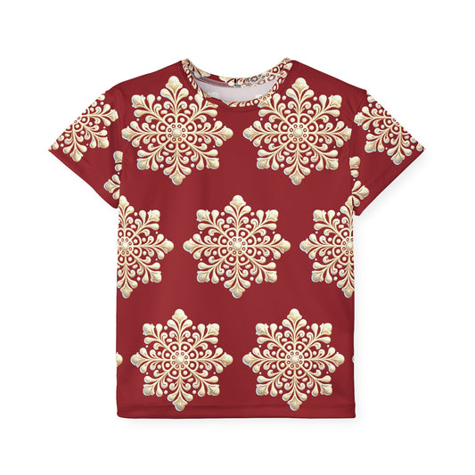 Snow Flake Kids Sports Jersey (AOP)