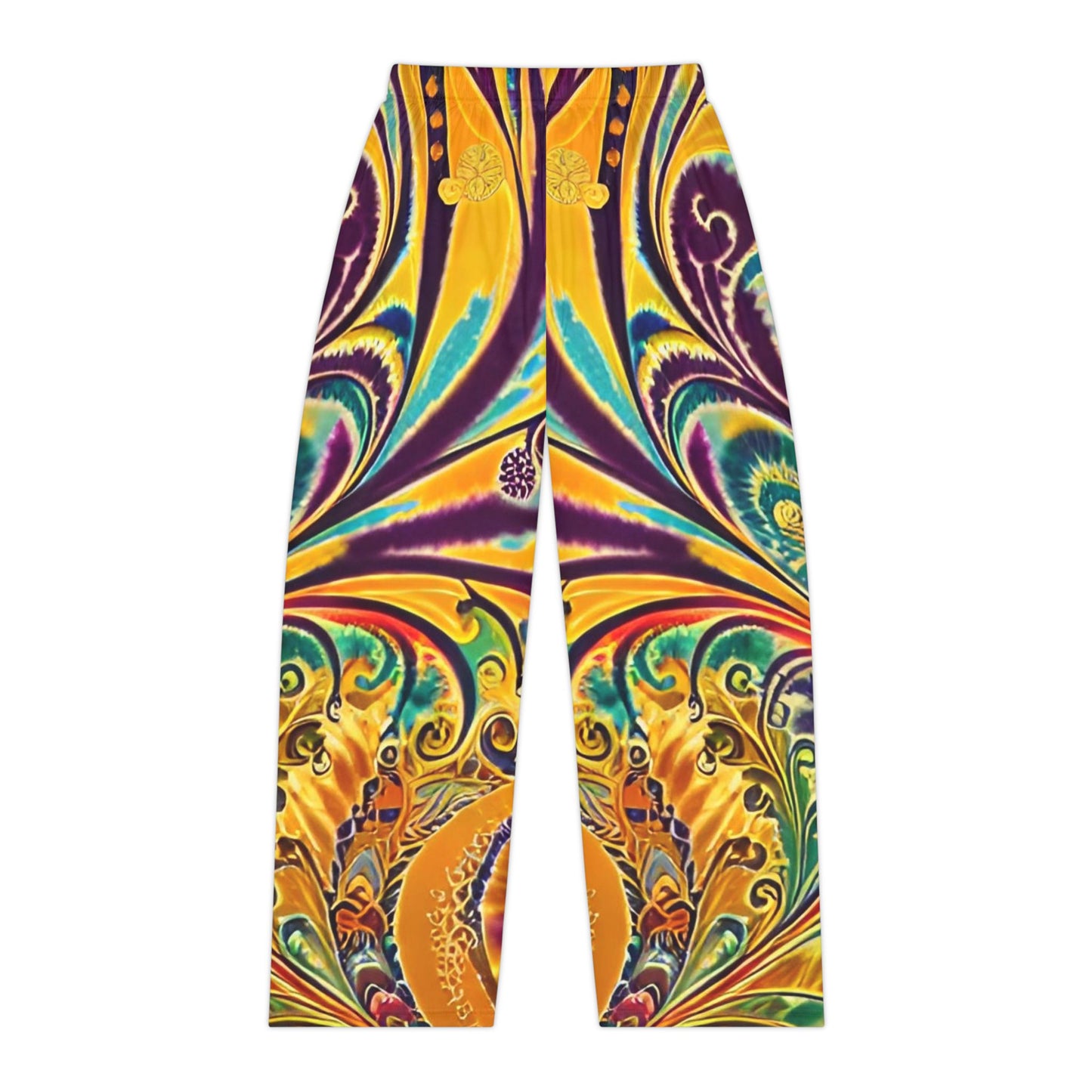 Radiant Swirl Women's Pajama Pants (AOP)